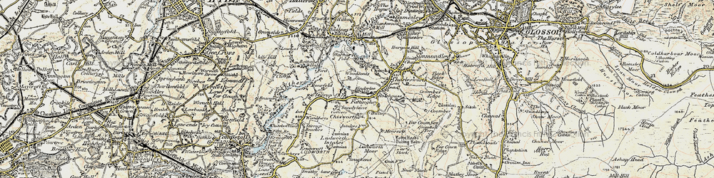 Old map of Boarfold in 1903