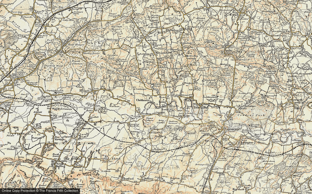 Old Map of Chithurst, 1897-1900 in 1897-1900