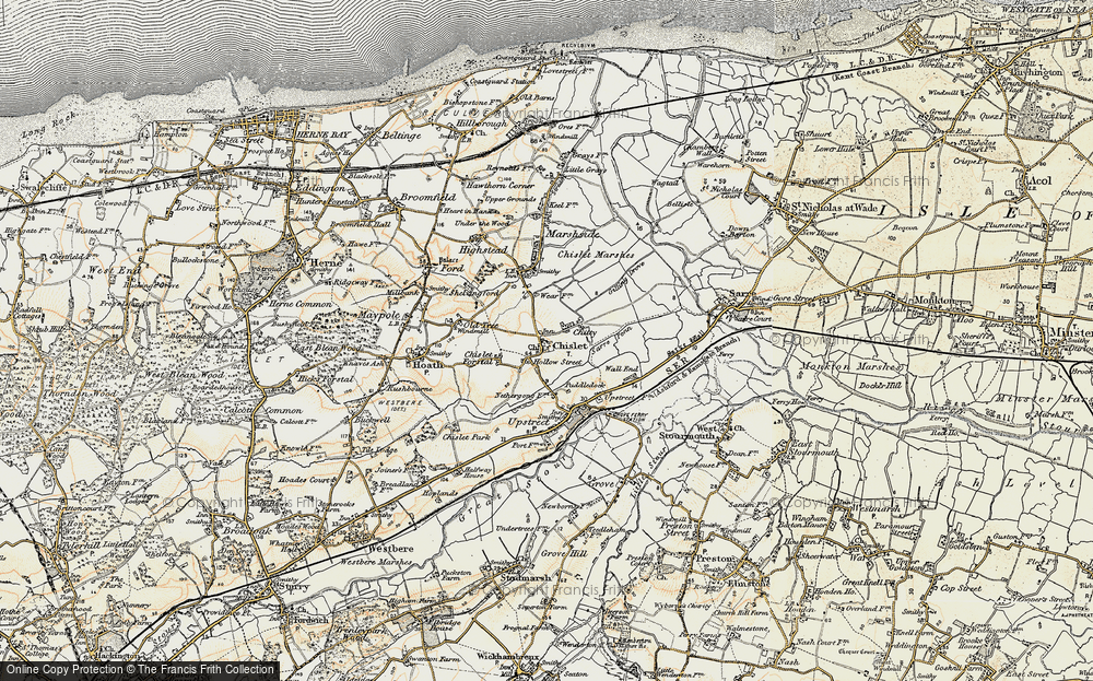Old Map of Chitty, 1898-1899 in 1898-1899