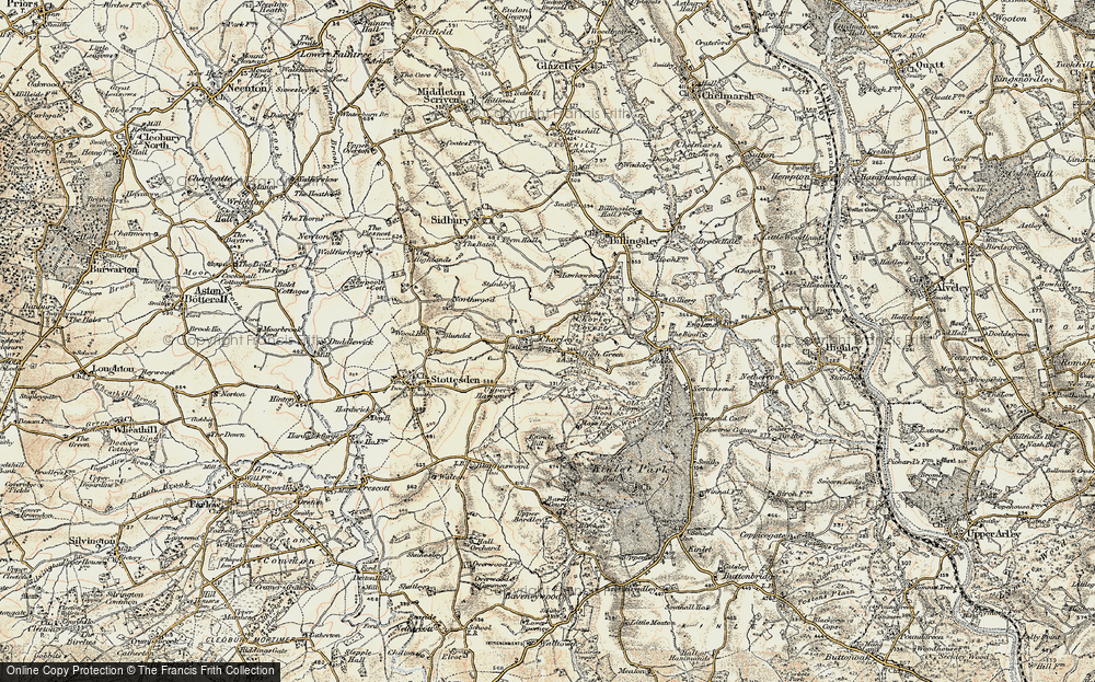 Old Map of Chorley, 1901-1902 in 1901-1902