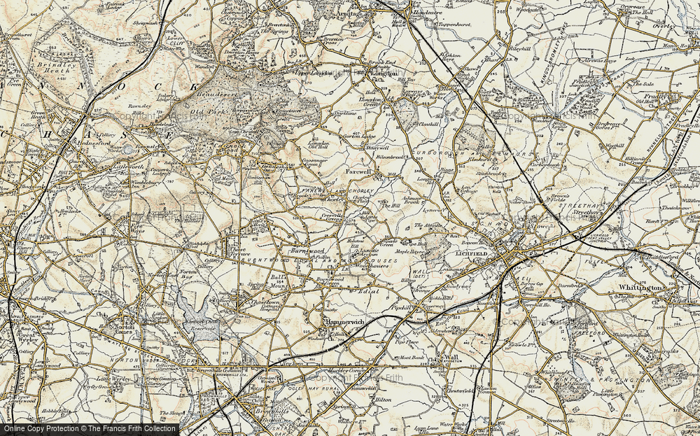 Old Map of Chorley, 1902 in 1902