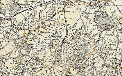 Old map of Chuck Hatch in 1898