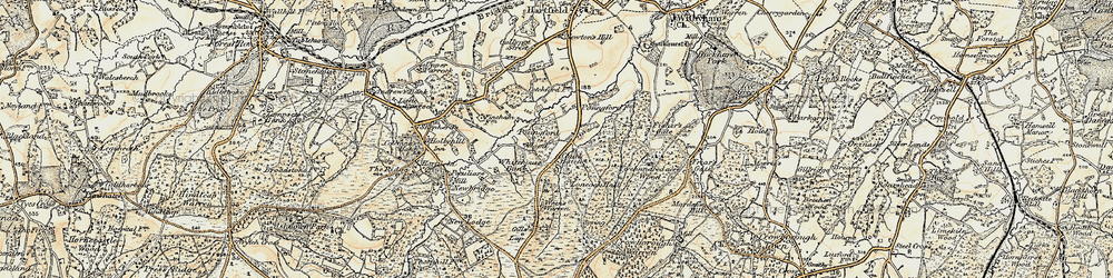 Old map of Chuck Hatch in 1898