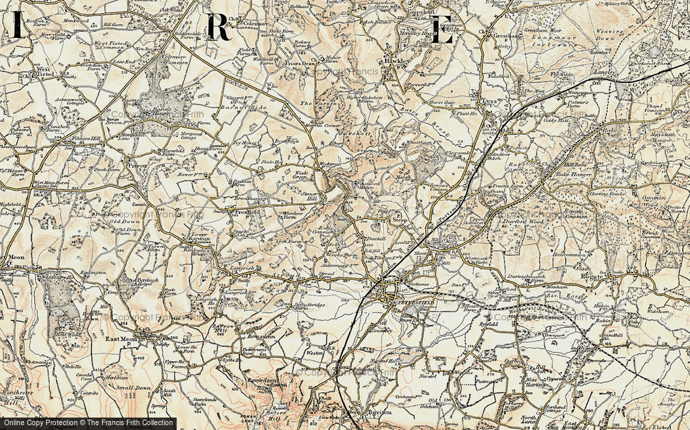 Old Map of Church Common, 1897-1900 in 1897-1900