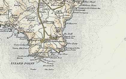 Old map of Church Cove in 1900