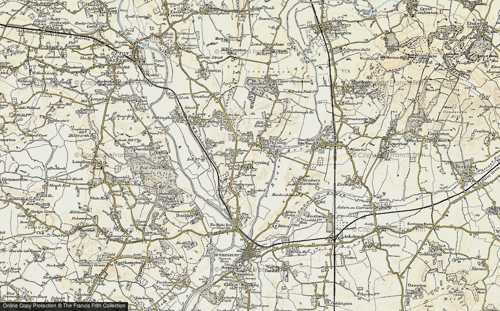 Old Map of Church End, 1899-1901 in 1899-1901