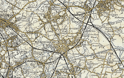 Old map of Church Hill in 1902