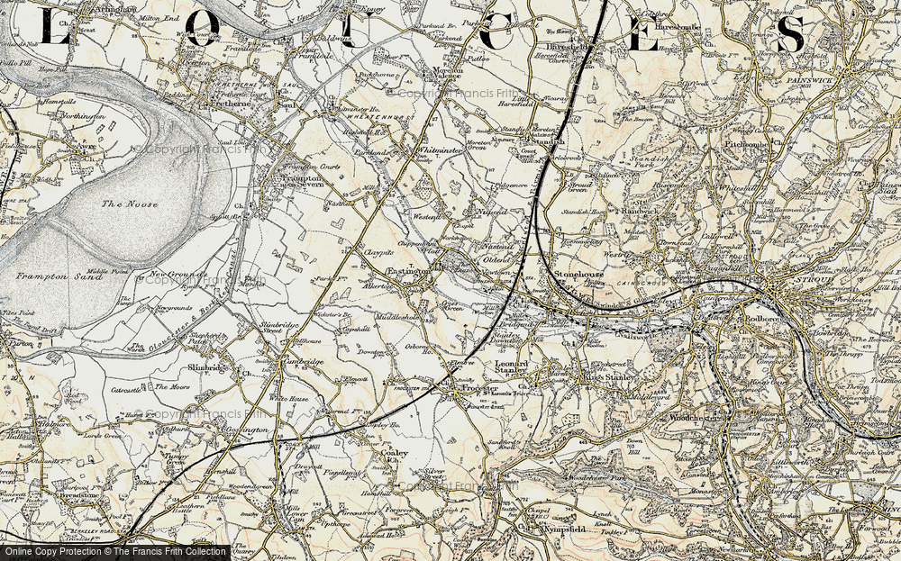 Old Map of Churchend, 1898-1900 in 1898-1900
