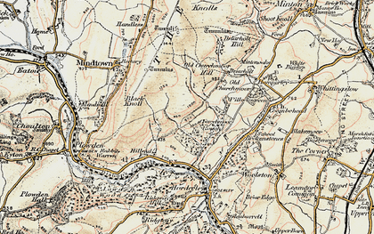 Old map of Churchmoor Rough in 1902-1903