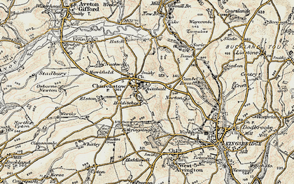 Old map of Bowringsleigh in 1899
