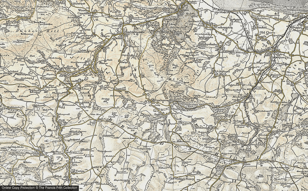 Old Map of Churchtown, 1898-1900 in 1898-1900