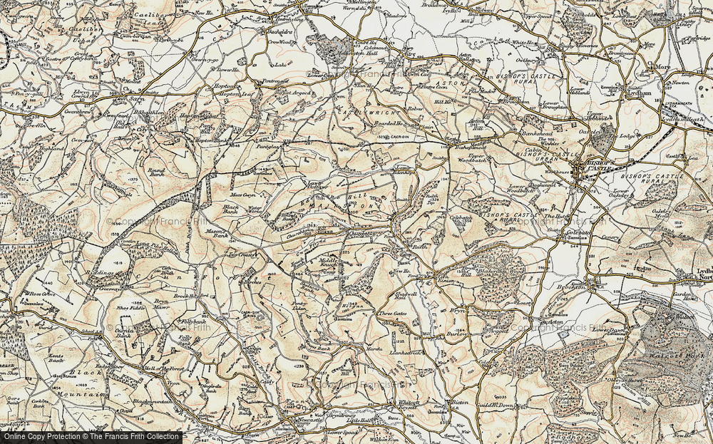 Old Map of Churchtown, 1902-1903 in 1902-1903