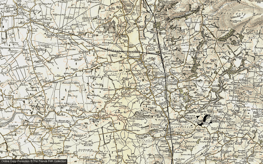 Old Map of Churchtown, 1903-1904 in 1903-1904