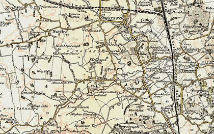 Old map of Churchtown in 1903-1904