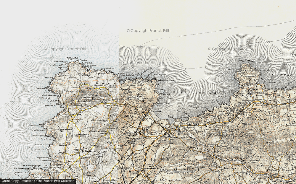 Old Map of Cilau, 1901-1912 in 1901-1912