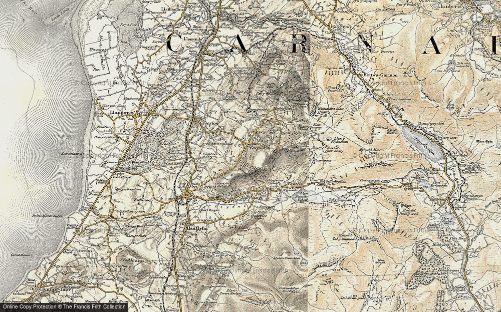 Old Map of Cilgwyn, 1903-1910 in 1903-1910
