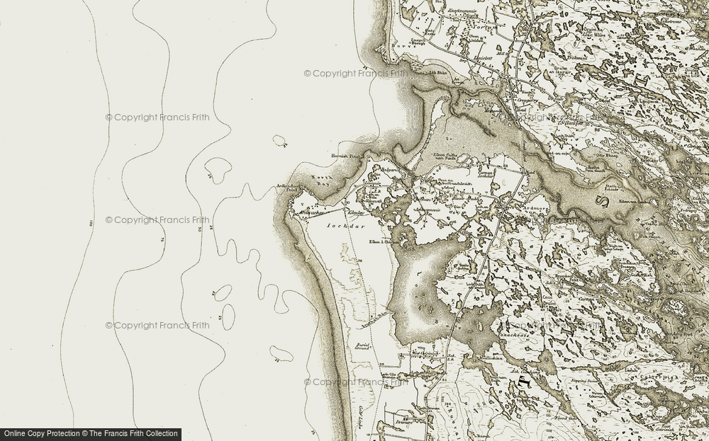 Old Map of Cill Amhlaidh, 1911 in 1911