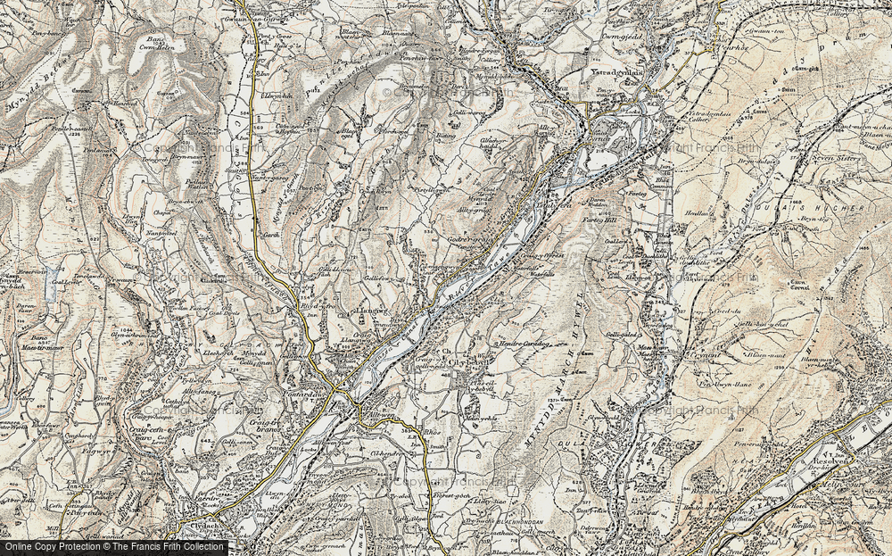 Old Map of Cilmaengwyn, 1900-1901 in 1900-1901