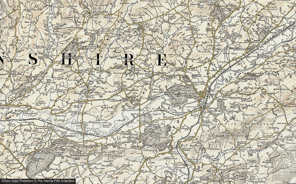 Old Map of Cilsan, 1900-1901 in 1900-1901