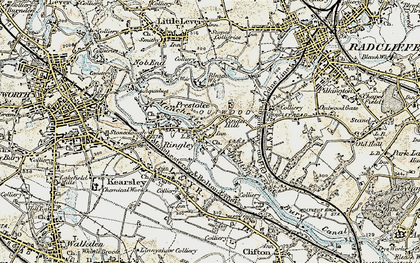 Old map of Cinder Hill in 1903