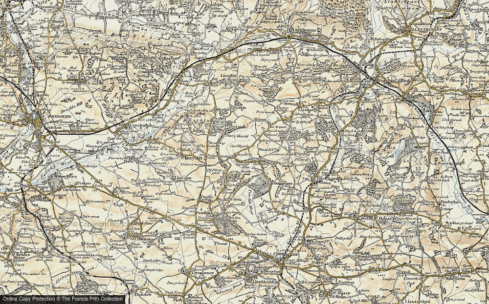 Old Map of City, 1899-1900 in 1899-1900