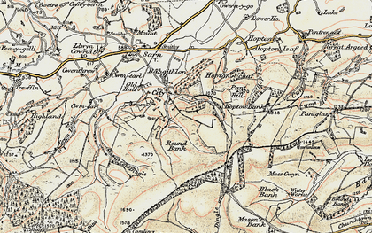 Old map of Black Bank in 1902-1903