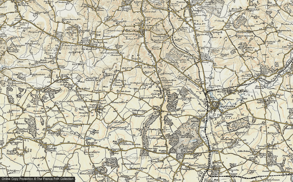 Old Map of Cladswell, 1899-1902 in 1899-1902
