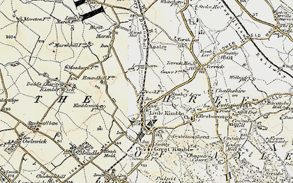 Old map of Clanking in 1898