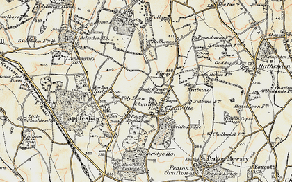 Old map of Clanville in 1897-1900