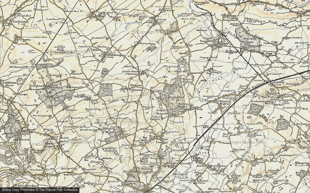 Old Map of Clanville, 1898-1899 in 1898-1899