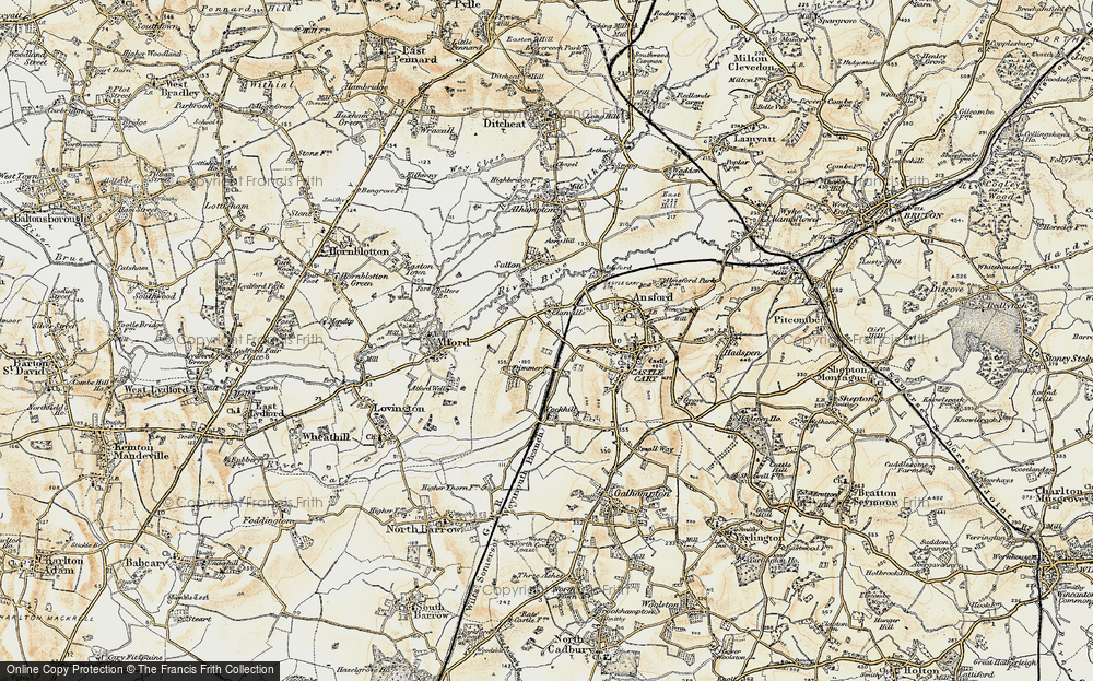 Old Map of Clanville, 1899 in 1899