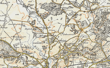 Old map of Clapgate in 1897-1909