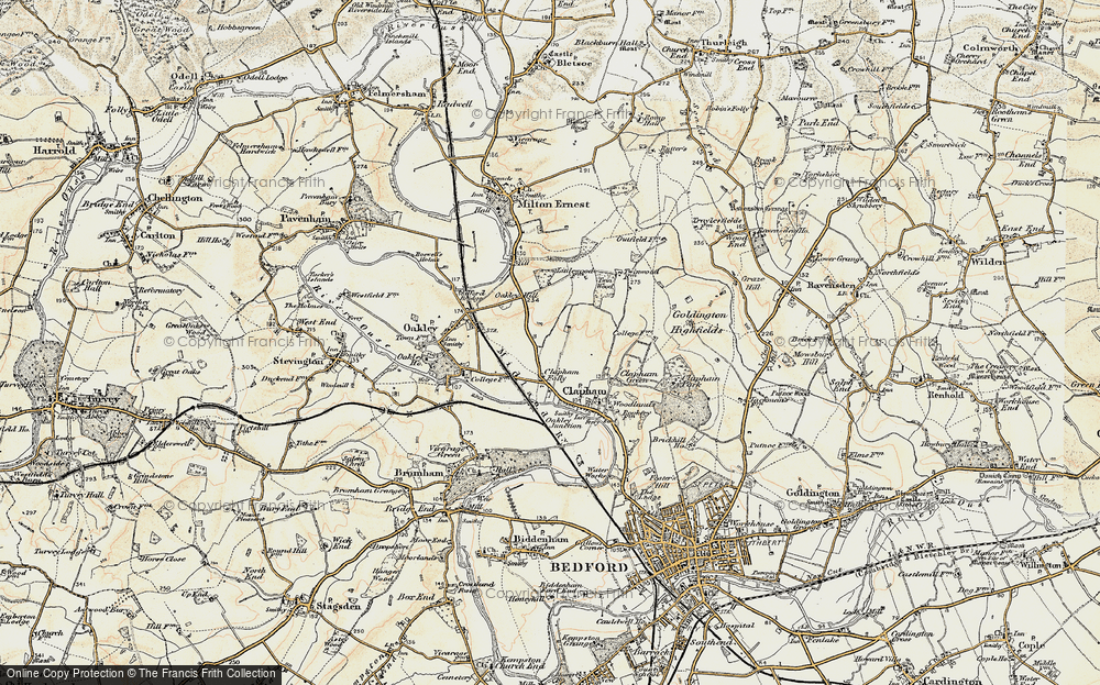 Old Map of Clapham, 1898-1901 in 1898-1901