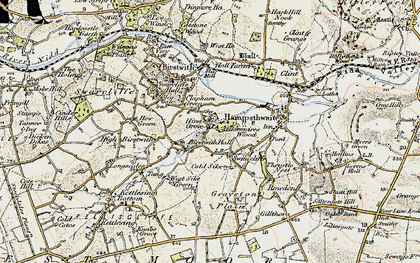 Old map of Clapham Green in 1903-1904