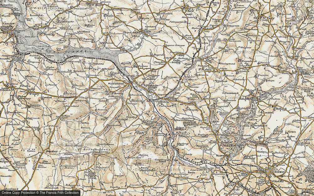 Old Map of Clapper, 1900 in 1900