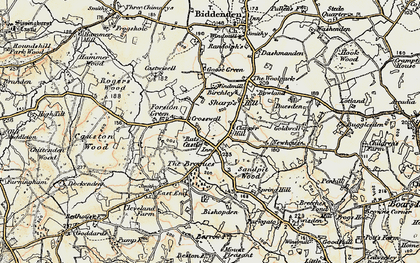 Old map of Brogues, The in 1897-1898