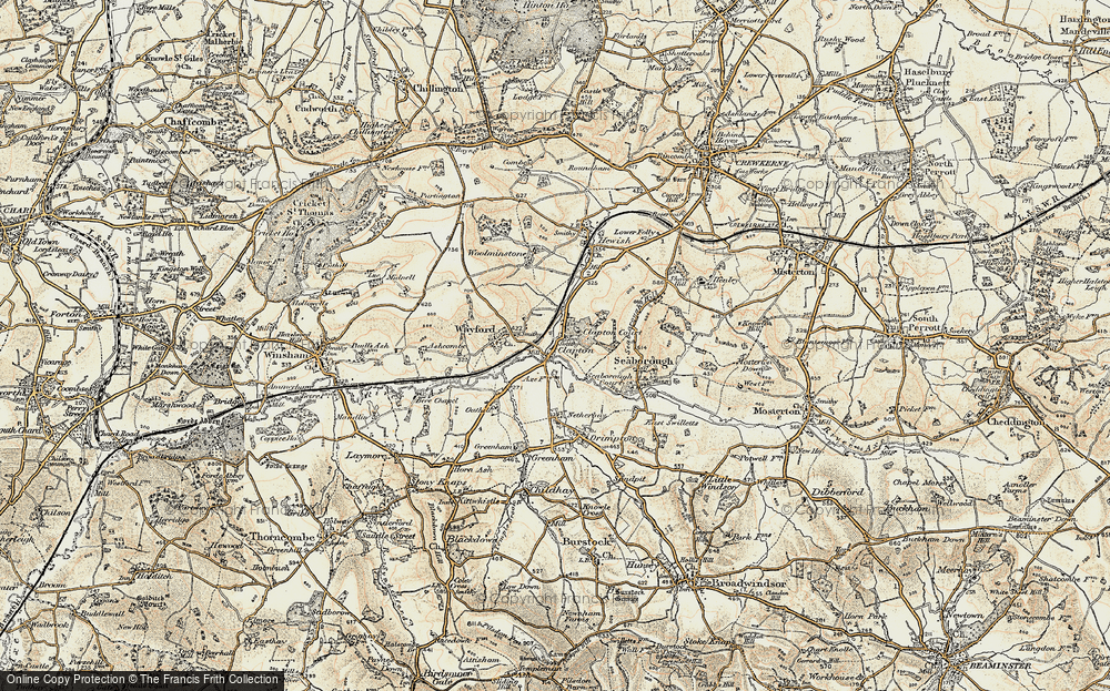 Old Map of Clapton, 1898-1899 in 1898-1899