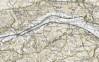 Old map of Clara Vale in 1901-1904