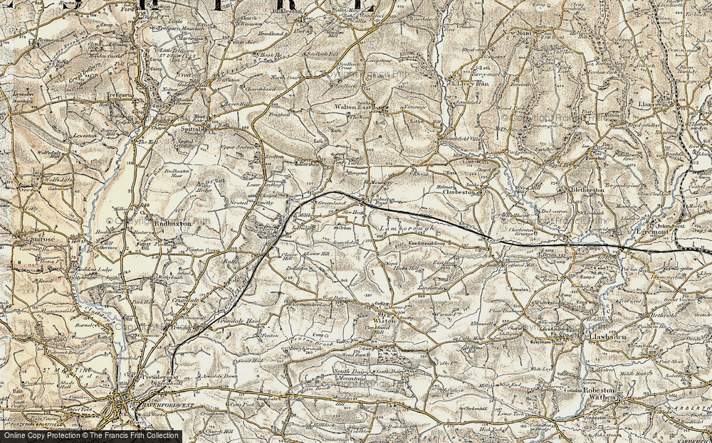 Old Map of Clarbeston Road, 1901-1912 in 1901-1912