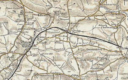 Old map of Clarbeston Road in 1901-1912
