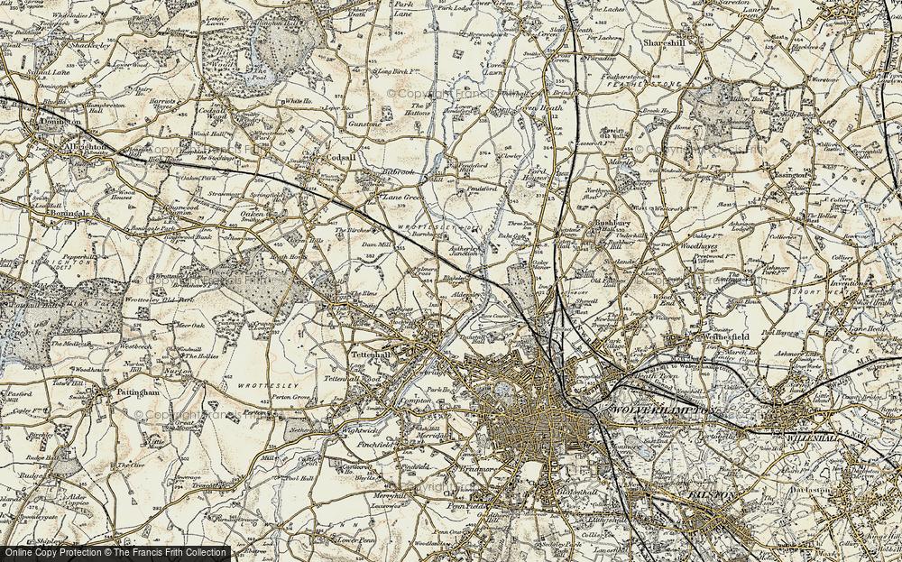 Old Map of Claregate, 1902 in 1902