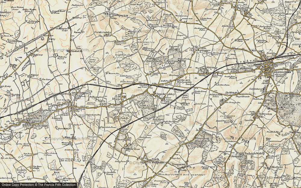 Old Map of Clarken Green, 1897-1900 in 1897-1900