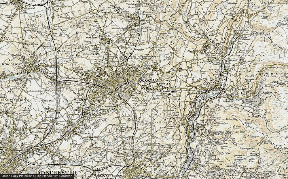 Old Map of Clarksfield, 1903 in 1903