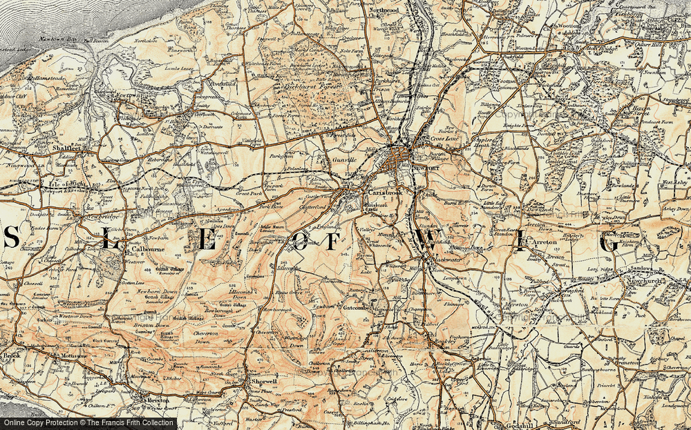 Old Map of Clatterford, 1899-1909 in 1899-1909
