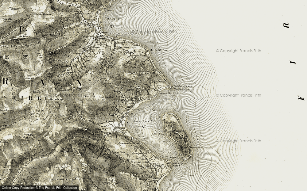 Old Map of Clauchlands, 1905-1906 in 1905-1906