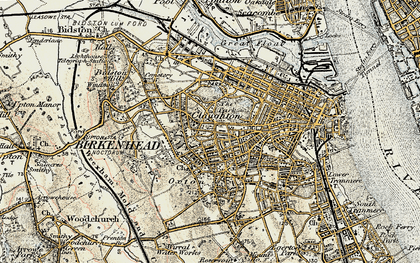 Old map of Claughton in 1902-1903
