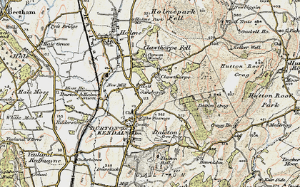 Old map of Clawthorpe in 1903-1904