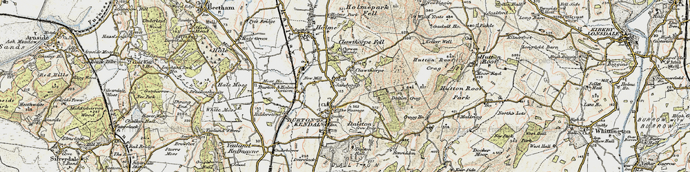 Old map of Clawthorpe in 1903-1904