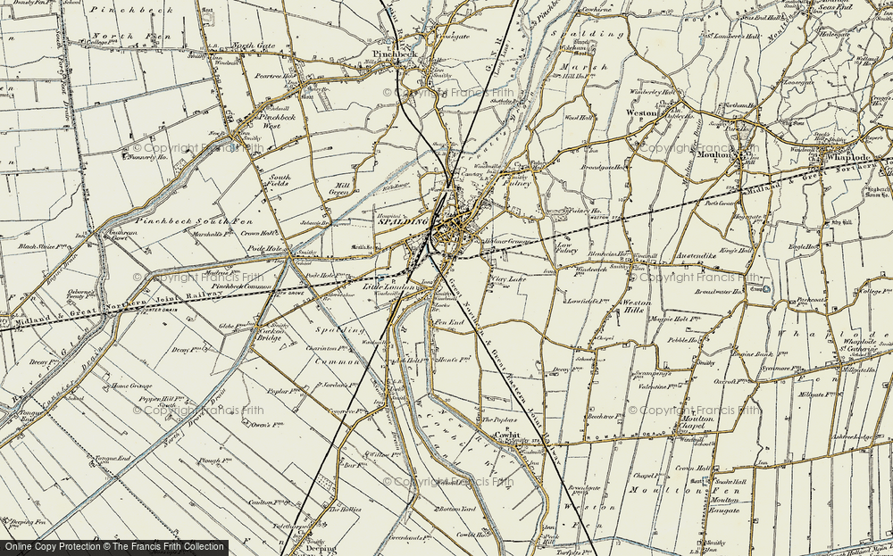 Old Map of Clay Lake, 1901-1903 in 1901-1903