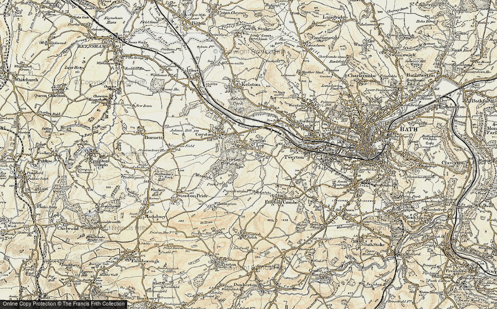Old Map of Clays End, 1899 in 1899